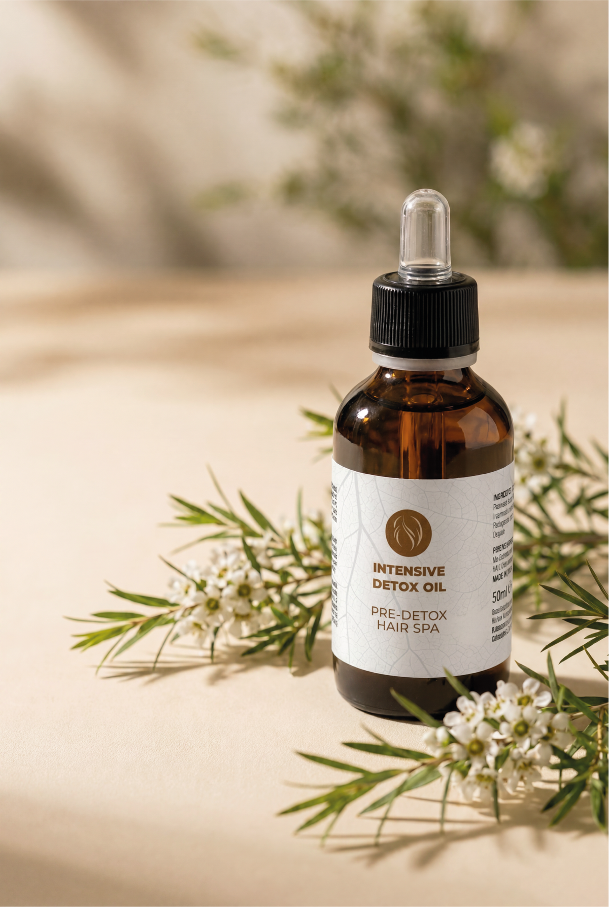 Intensive detox oil pre detox hair spa