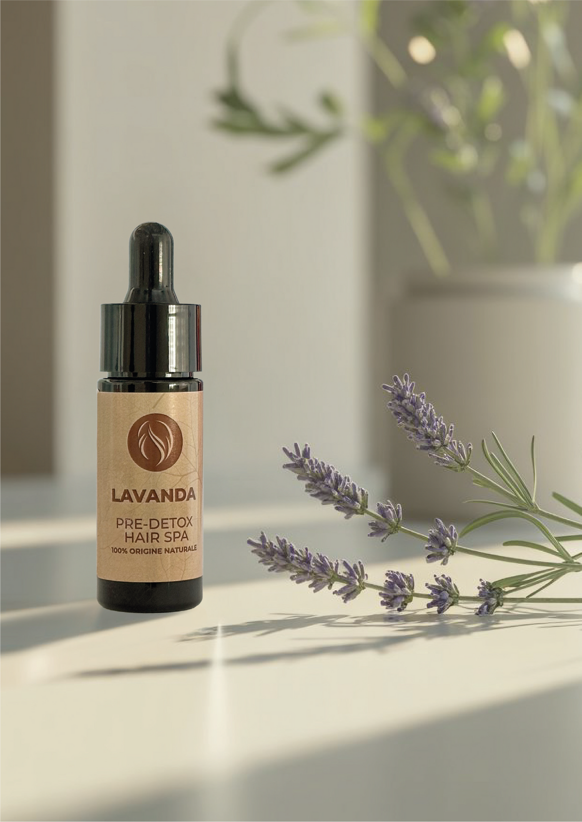 Olio essenziale lavanda 100% puro pre detox hair spa