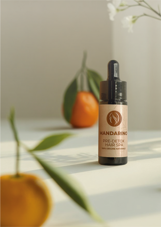 Olio essenziale di mandarino 100% Puro Pre detox hair spa