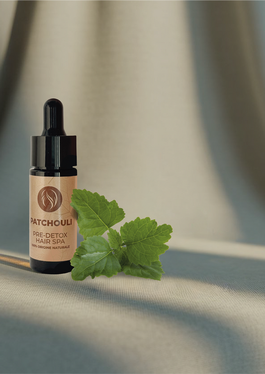 Olio essenziale patchouli 100% puro Pre Detox hair spa
