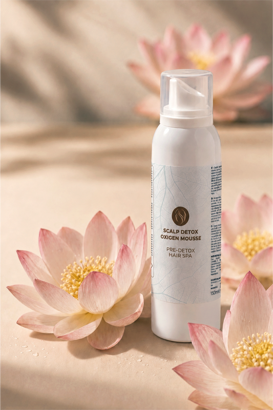 Scalp Detox Oxygen Mousse con Fiori di Loto